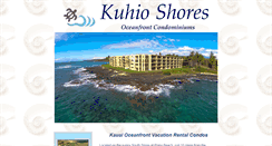 Desktop Screenshot of kuhioshores.net