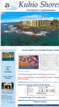 Mobile Screenshot of kuhioshores.net